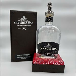 Whistlepig~The Boss Hog~The Samurai Scientist~6th Edition. Empty bottle w/Box